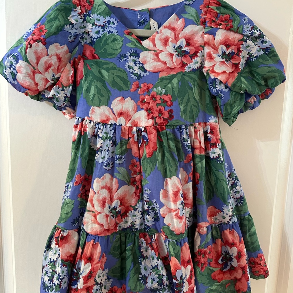 Janie and Jack Blue Floral Kids Dress